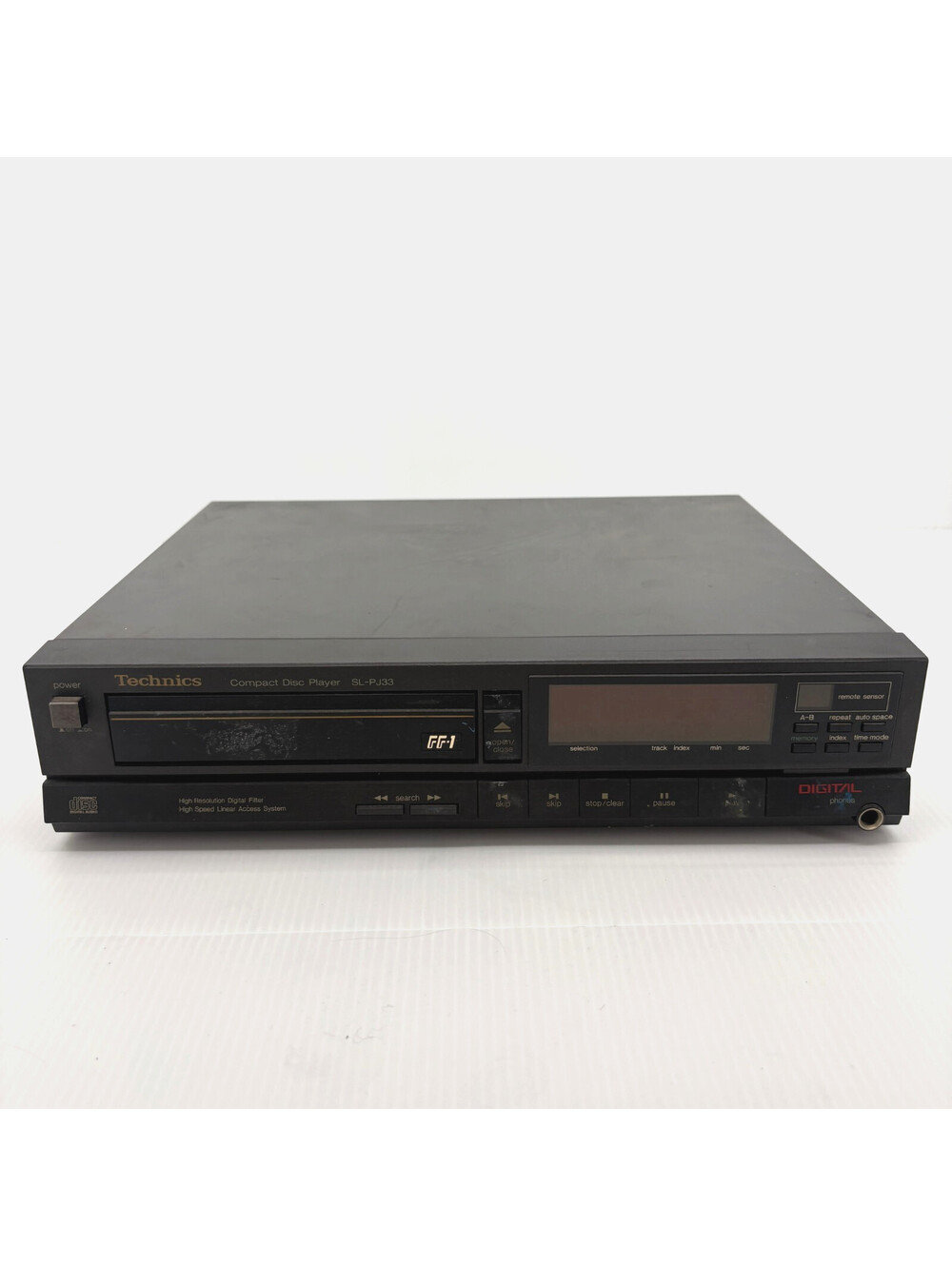 Technics SL-PJ33 Vintage CD Player 1986 Made In Japan RCA Untested Parts Repair